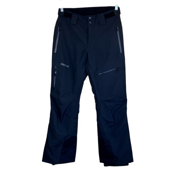 Marmot Mens Sz S Layout Insulated Cargo Snow & Ski Pants Black Lightweight - Picture 2 of 16